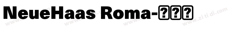 NeueHaas Roma字体转换